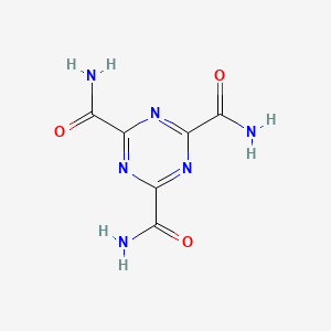 molecular formula C6H6N6O3 B14697430 1,3,5-Triazine-2,4,6-tricarboxamide CAS No. 23297-24-7