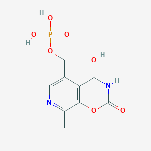 molecular formula C9H11N2O7P B146975 Carbamoylpyridoxal 5'-phosphate CAS No. 134121-41-8