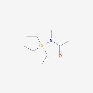 molecular formula C9H21GeNO B14697593 N-Methyl-N-(triethylgermyl)acetamide CAS No. 27008-53-3
