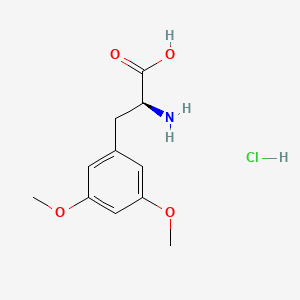 molecular formula C11H16ClNO4 B1469765 L-3,5-DIMETHOXYPHENYLALANINE HCL CAS No. 1391448-08-0