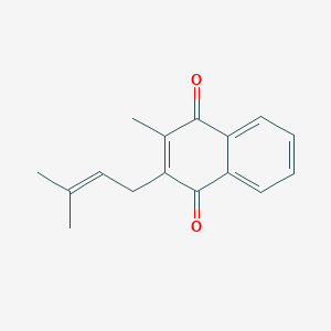 molecular formula C16H16O2 B146977 Lepachol acetate CAS No. 957-78-8