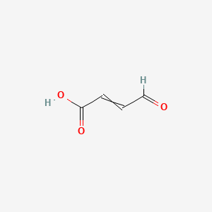 molecular formula C4H4O3 B14697769 2-Butenoic acid, 4-oxo- CAS No. 22418-77-5
