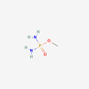 molecular formula CH7N2O2P B14697839 (Amino(methoxy)phosphoryl)amine CAS No. 22457-53-0