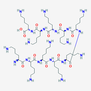 molecular formula C60H122N20O11 B14697865 H-Lys-Lys-Lys-Lys-Lys-Lys-Lys-Lys-Lys-Lys-OH CAS No. 21743-35-1