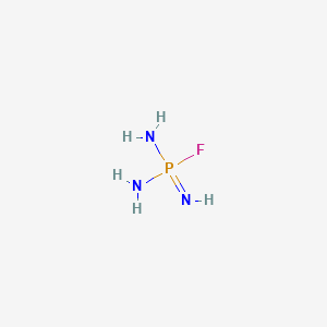 molecular formula FH5N3P B14697866 Phosphorodiamidimidic fluoride CAS No. 25758-28-5