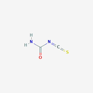 molecular formula C2H2N2OS B14697932 Carbamyl isothiocyanate CAS No. 25410-32-6
