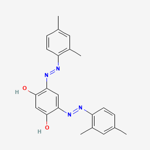 molecular formula C22H22N4O2 B14697968 Bis(xylylazo)resorcinol CAS No. 28514-75-2