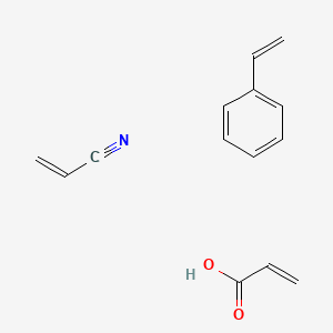 molecular formula C14H15NO2 B14697997 Prop-2-enenitrile;prop-2-enoic acid;styrene CAS No. 24980-16-3