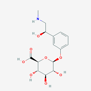 molecular formula C15H21NO8 B1469800 Phenylephrine-D-glucuronide 