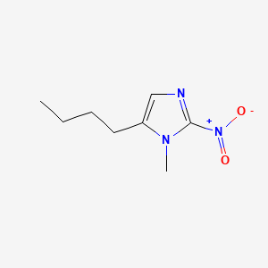 molecular formula C8H13N3O2 B14698036 5-Butyl-1-methyl-2-nitroimidazole CAS No. 22796-70-9