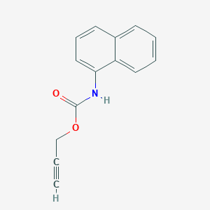 molecular formula C14H11NO2 B14698079 Prop-2-yn-1-yl naphthalen-1-ylcarbamate CAS No. 25216-22-2