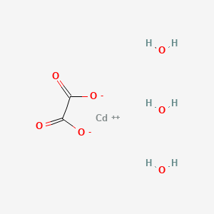 molecular formula C2H6CdO7 B14698083 Cadmium(2+);oxalate;trihydrate CAS No. 20712-42-9