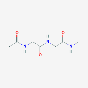 molecular formula C7H13N3O3 B14698131 N-Acetylglycylglycine methylamide CAS No. 27439-99-2