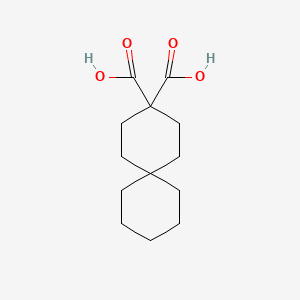 molecular formula C13H20O4 B14698135 Spiro[5.5]undecane-3,3-dicarboxylic acid CAS No. 18214-78-3