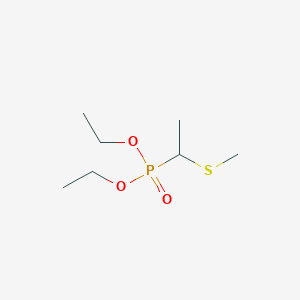 molecular formula C7H17O3PS B14698168 Diethyl [1-(methylsulfanyl)ethyl]phosphonate CAS No. 22966-40-1
