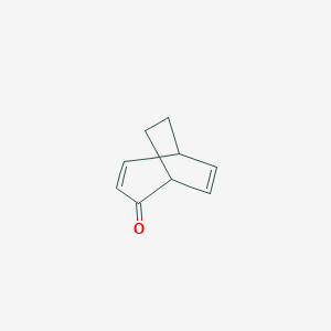 molecular formula C9H10O B14698276 Bicyclo[3.2.2]nona-3,6-dien-2-one CAS No. 31517-33-6