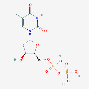 molecular formula C10H16N2O11P2 B146983 Thymidine-5'-diphosphate CAS No. 125376-11-6