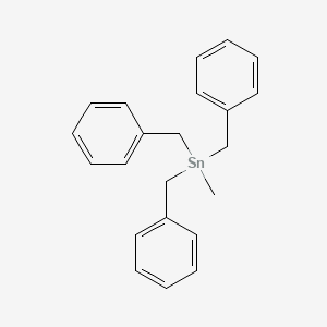 molecular formula C22H24Sn B14698373 Tribenzyl(methyl)stannane CAS No. 17841-74-6