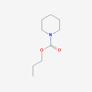 molecular formula C9H17NO2 B14698374 Propyl piperidine-1-carboxylate CAS No. 27000-70-0