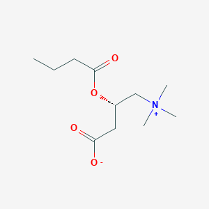 molecular formula C11H21NO4 B14698378 n-Butyryl-D(+)-carnitin [German] CAS No. 25518-46-1
