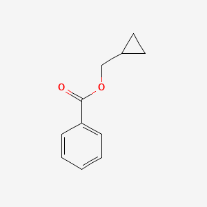 molecular formula C11H12O2 B14698388 Cyclopropylmethyl benzoate 