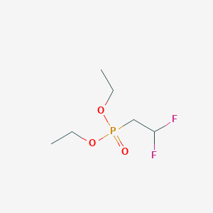 molecular formula C6H13F2O3P B14698407 Diethyl (2,2-difluoroethyl)phosphonate CAS No. 23466-17-3