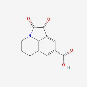 2,3-Dioxo-1-azatricyclo[6.3.1.0^{4,12}]dodeca-4(12),5,7-triene-6-carboxylic acid