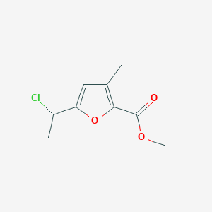 Methyl 5-(1-chloroethyl)-3-methylfuran-2-carboxylate