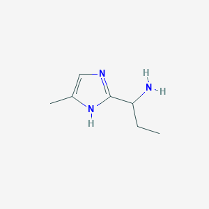 1-(4-methyl-1H-imidazol-2-yl)-1-propanamine