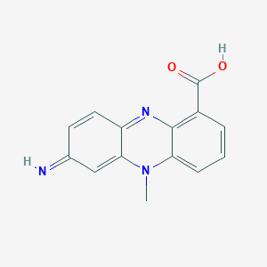 molecular formula C14H11N3O2 B14698540 Aeruginosin A CAS No. 21668-67-7