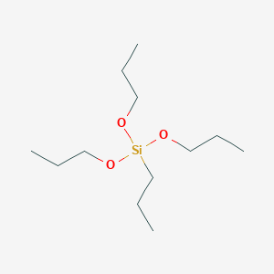 molecular formula C12H28O3Si B14698573 Tripropoxypropylsilane CAS No. 25176-60-7