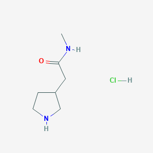 N-Methyl-2-(3-pyrrolidinyl)acetamide hydrochloride