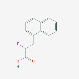 2-Fluoro-3-(naphthalen-1-yl)propanoic acid
