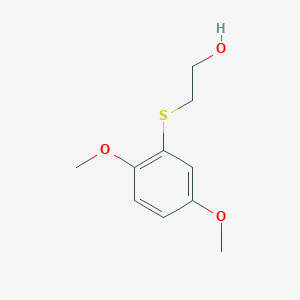 molecular formula C10H14O3S B14698635 Ethanol, 2-[(2,5-dimethoxyphenyl)thio]- CAS No. 24920-41-0