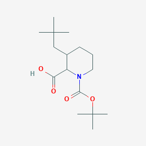 1-(tert-Butoxycarbonyl)-3-neopentyl-2-piperidinecarboxylic acid