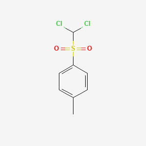 molecular formula C8H8Cl2O2S B14698666 Benzene, 1-[(dichloromethyl)sulfonyl]-4-methyl- CAS No. 31540-75-7