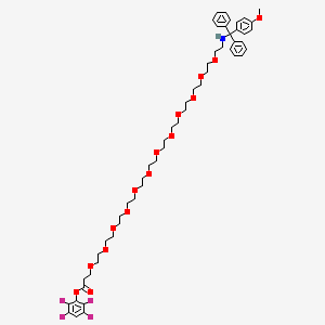 molecular formula C53H71F4NO15 B1469871 Methoxytrityl-N-PEG12-TFP ester CAS No. 1334169-92-4