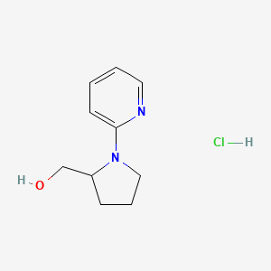 [1-(Pyridin-2-YL)pyrrolidin-2-YL]methanol hydrochloride