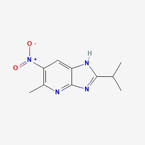 2-isopropyl-5-methyl-6-nitro-3H-imidazo[4,5-b]pyridine