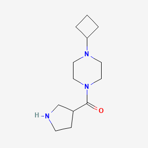 (4-Cyclobutylpiperazin-1-yl)(pyrrolidin-3-yl)methanone