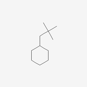 molecular formula C11H22 B14698781 (2,2-Dimethylpropyl)cyclohexane CAS No. 25446-34-8