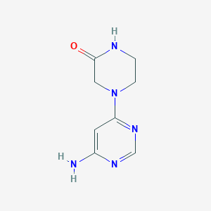 4-(6-Aminopyrimidin-4-yl)piperazin-2-one