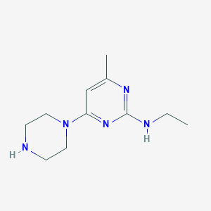 N-ethyl-4-methyl-6-(piperazin-1-yl)pyrimidin-2-amine