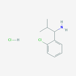 1-(2-Chlorophenyl)-2-methylpropan-1-amine hydrochloride