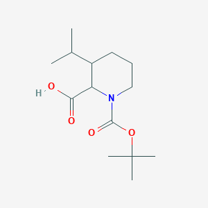 1-(tert-Butoxycarbonyl)-3-isopropyl-2-piperidinecarboxylic acid