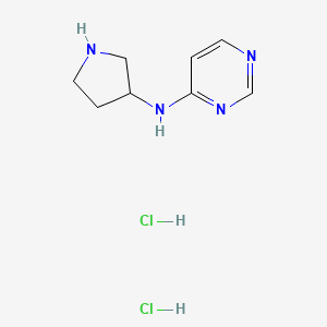 N-(pyrrolidin-3-yl)pyrimidin-4-amine dihydrochloride