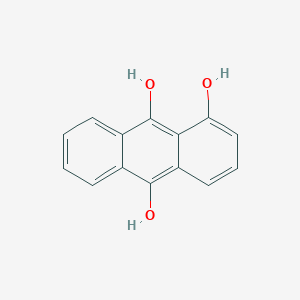 molecular formula C14H10O3 B14698891 Anthracene-1,9,10-triol CAS No. 27354-06-9