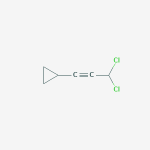 molecular formula C6H6Cl2 B146989 1,1-Dichloro-3-cyclopropyl-2-propyne CAS No. 139185-46-9