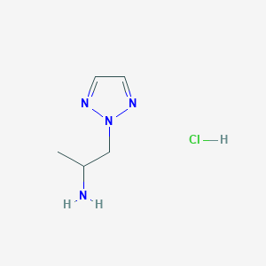 1-(2H-1,2,3-triazol-2-yl)propan-2-amine hydrochloride