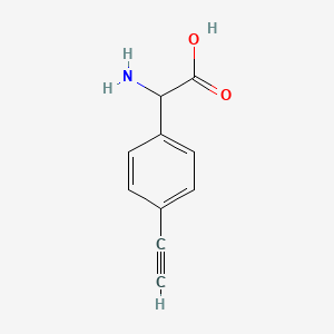 2-Amino-2-(4-ethynylphenyl)acetic acid